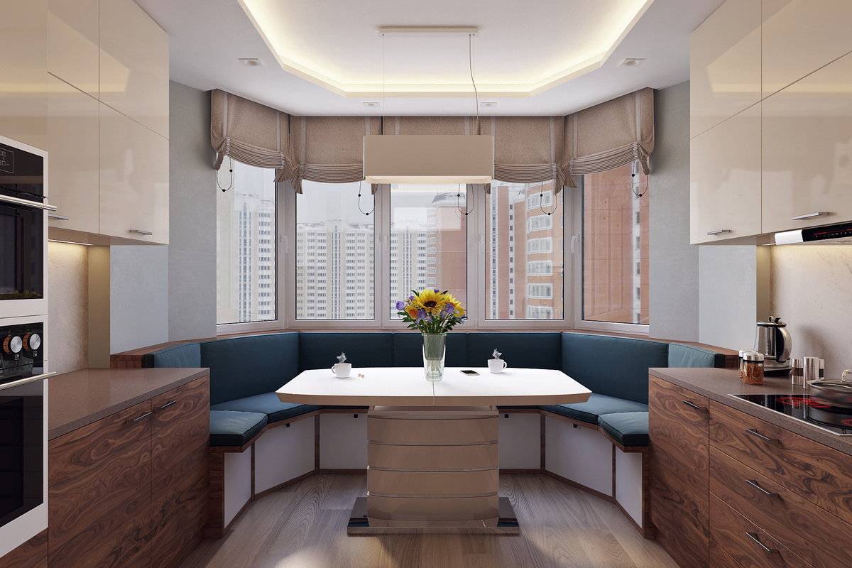Эркерные окна на кухне – невероятное искусство дизайна (115+ фото интерьеров)
