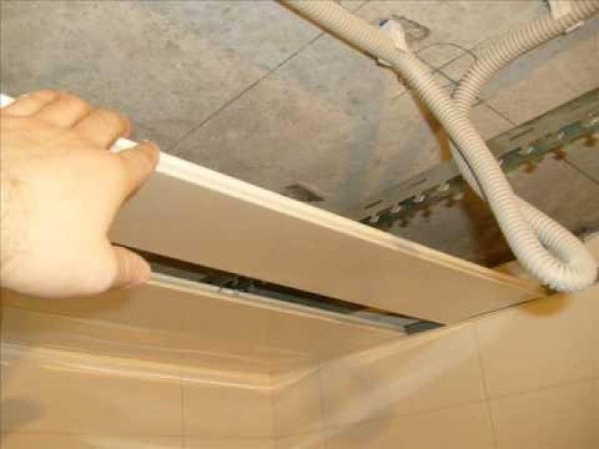 Реечный потолок в ванной комнате своими руками: пошаговая инструкция