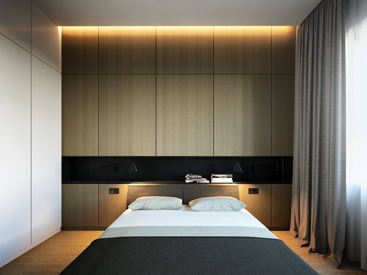 Спальня в стиле минимализм +50 примеров интерьера на фото