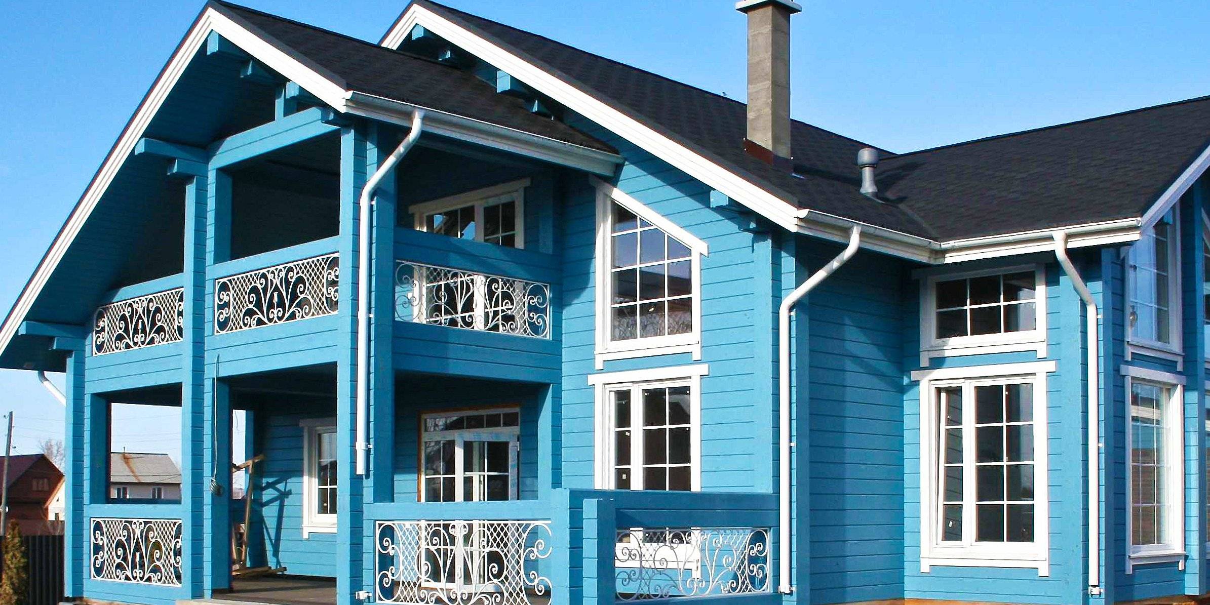 Чем покрасить деревянный дом снаружи и внутри?