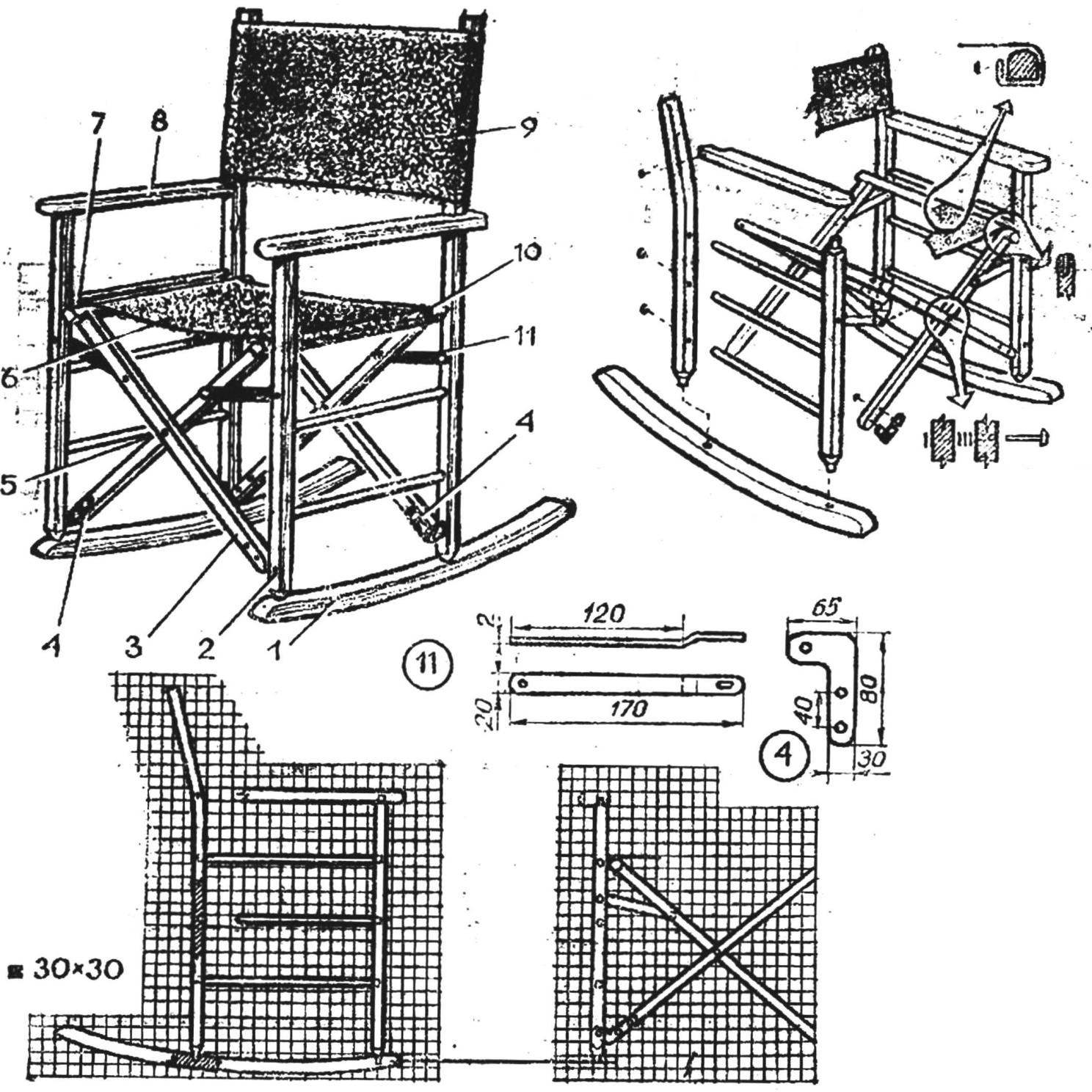 Кресло-качалка своими руками: мастер-класс включает изучение фото, выбор чертежа с размерами, подготовку лозы, чтобы сделать самому мебель в домашних условиях