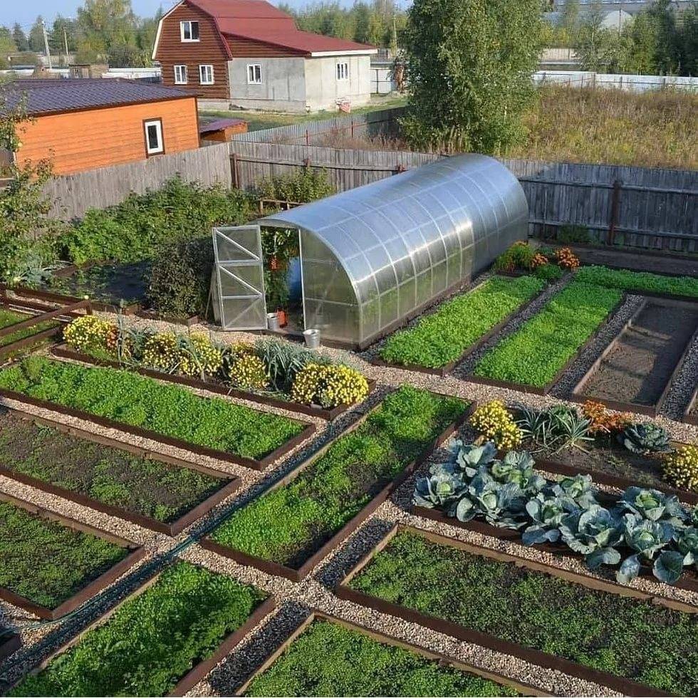 Планировка сада и огорода фото красивых участков, схемы, проекты