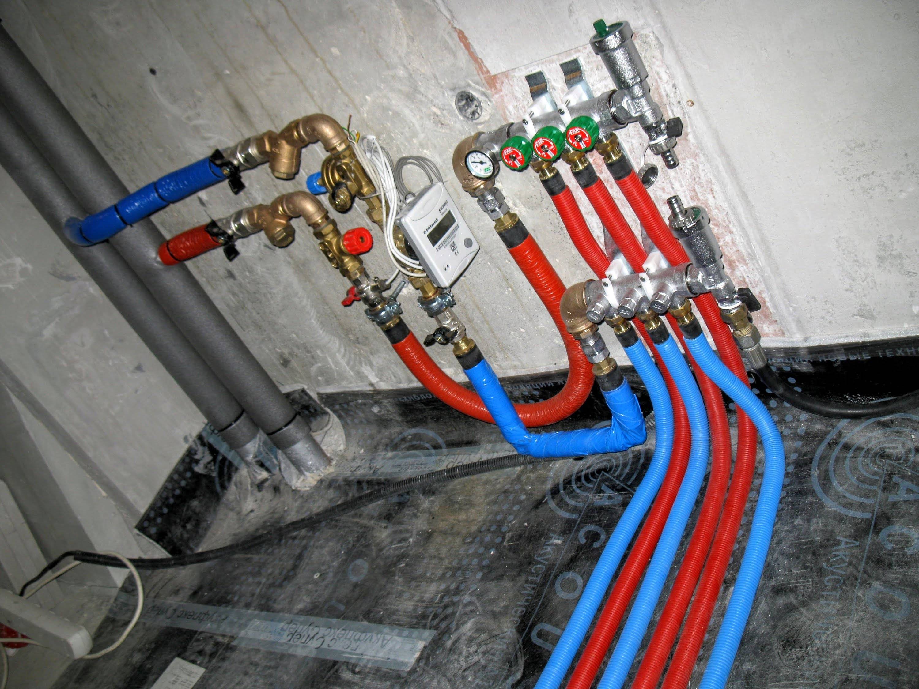 Разводка отопления в частном доме: как сделать однотрубную схему обогрева или систему с 2 трубами