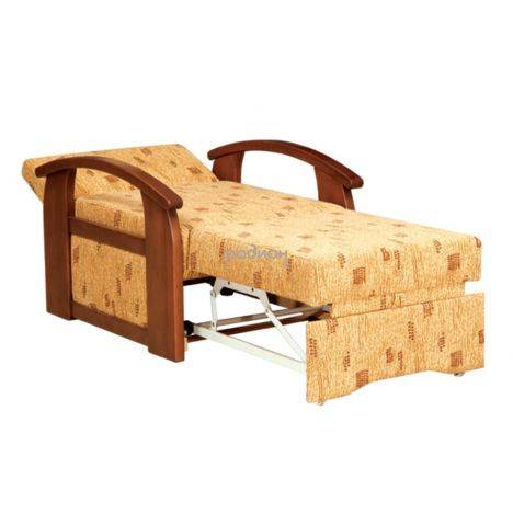 Детское кресло-кровать с бортиками и ортопедическим матрасом для ежедневного использования
