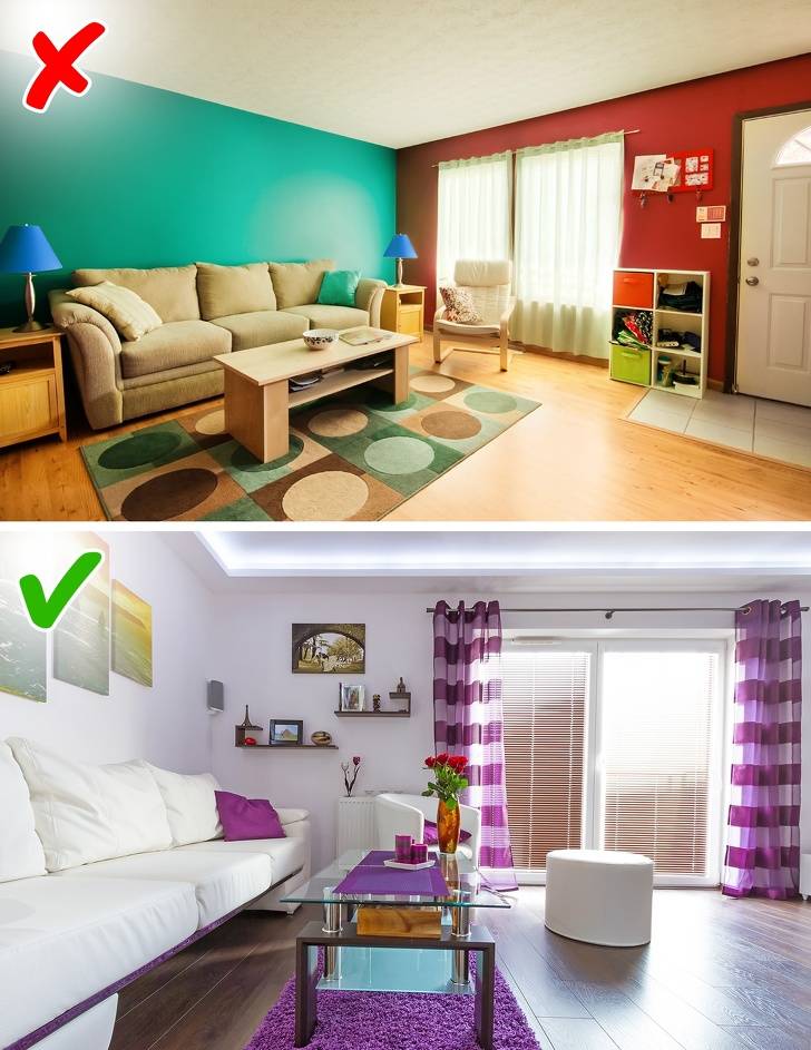 Какие цвета использовать при ремонте маленькой квартиры? - уютный дом