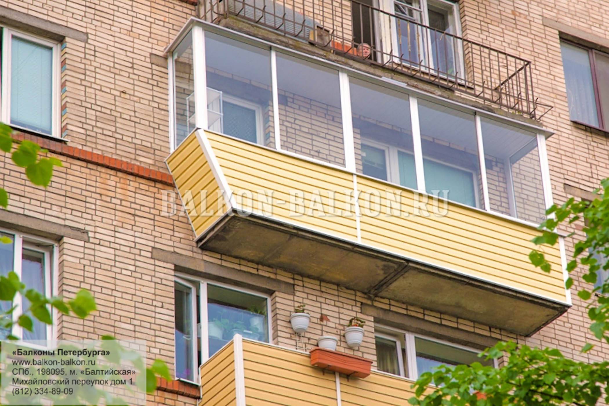 В каких случаях разрешается производить остекление балкона