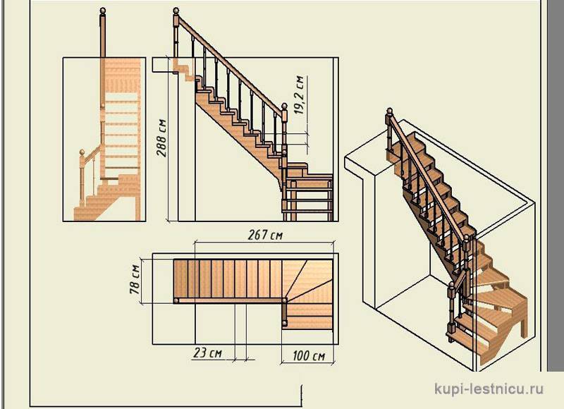 Лестница на второй этаж своими руками - инструкция