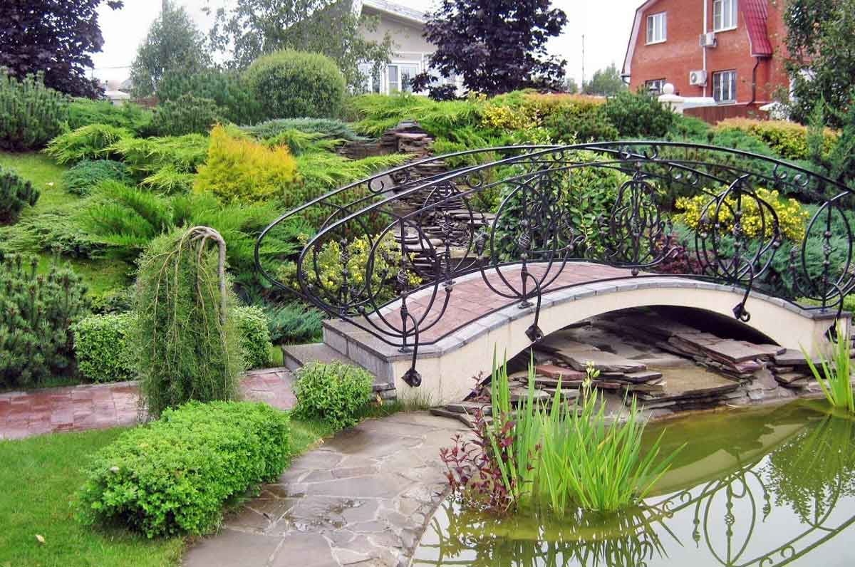Садовые мостики: 15 фото и видеоинструкция по изготовлению