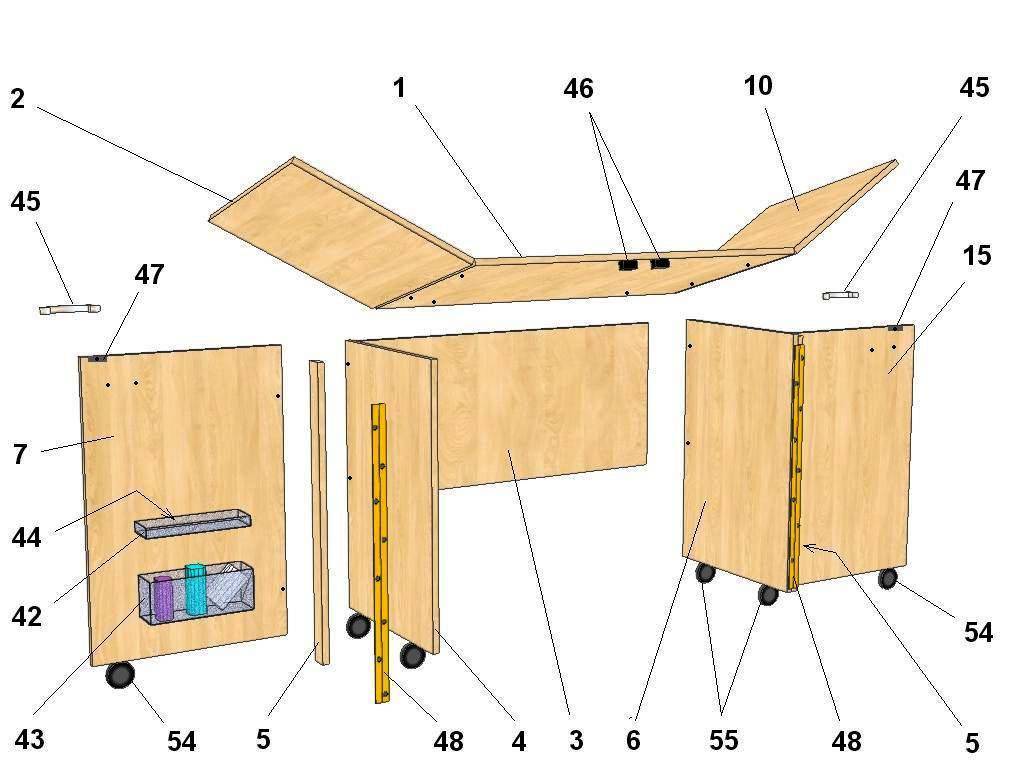 Стол тумбы сборка. Стол схема сборки 6-02 120м раскладной с ящиком. Откидной столик чертежи и схемы. Петля рояльная l 500 чертеж. Конструкция складного стола.