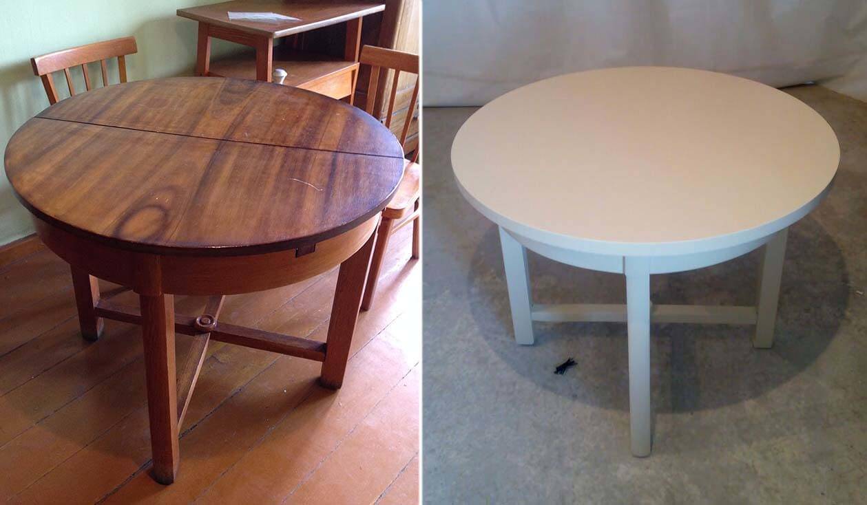 Как осуществить реставрацию стола своими руками?