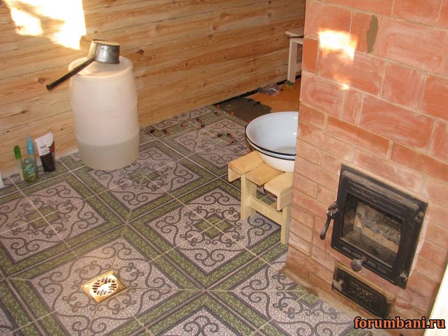 Электрический теплый пол в бане. особенности монтажа под плитку