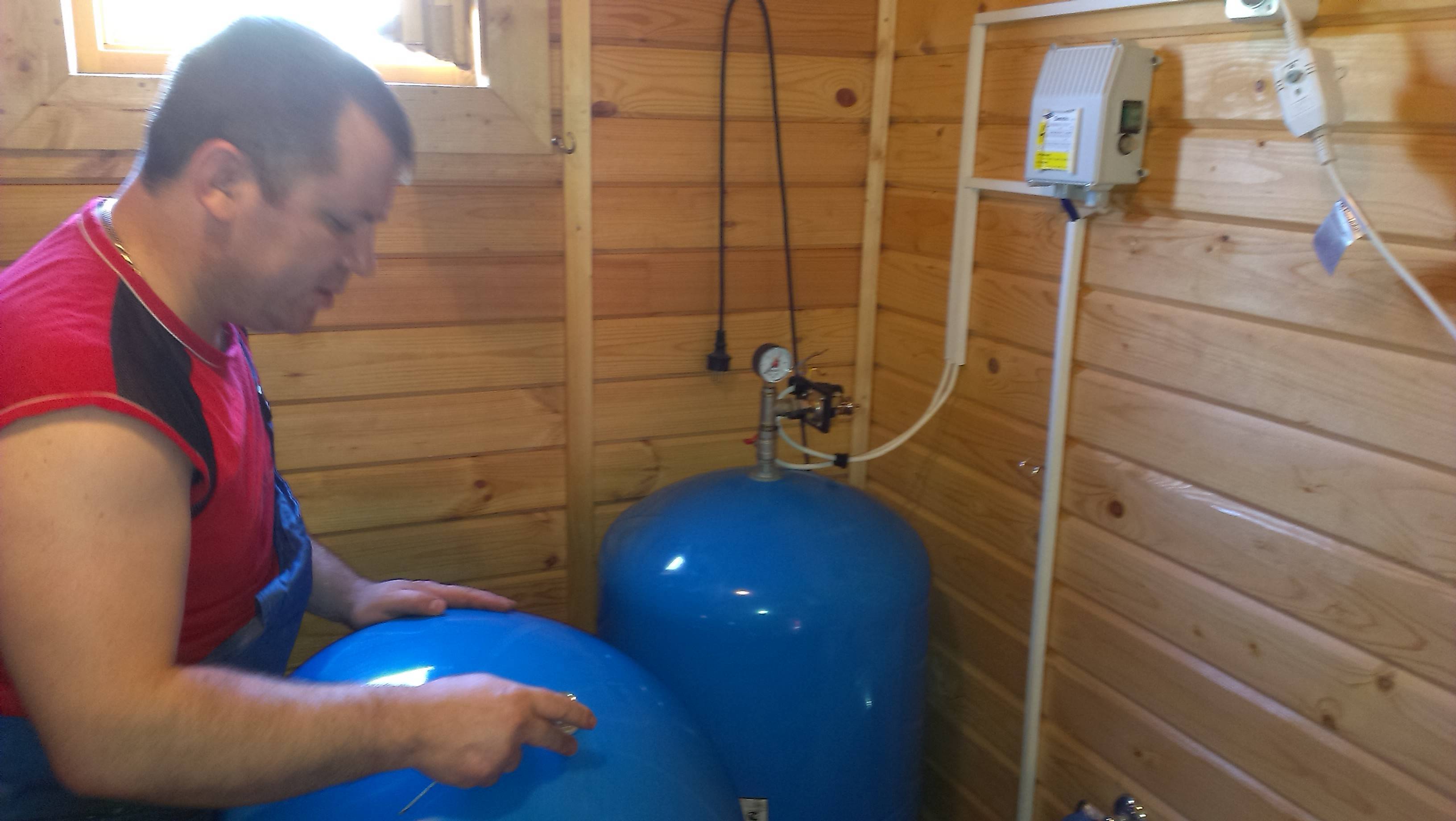 Подключение гидробака своими руками к системе водоснабжения