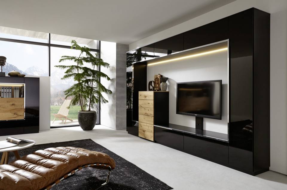 Современные модульные стенки в гостиную (50 фото) | блог о ремонте и дизайне интерьера