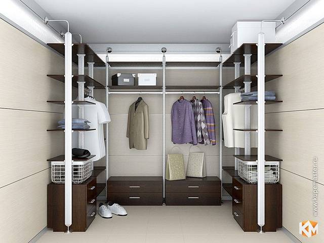 Идеальная гардеробная комната: планировка с размерами, секреты обустройства и важные нюансы