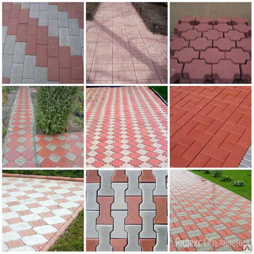 Что такое тротуарная плитка из бетона и ее основные технические характеристики: размеры (толщина, ширина), виды