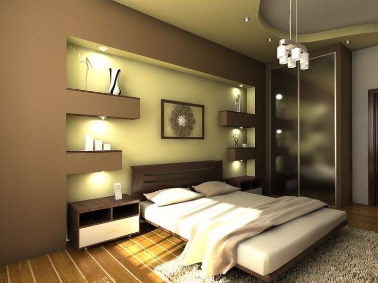 Дизайн потолков из гипсокартона для спальни с фото — читаем во всех подробностях