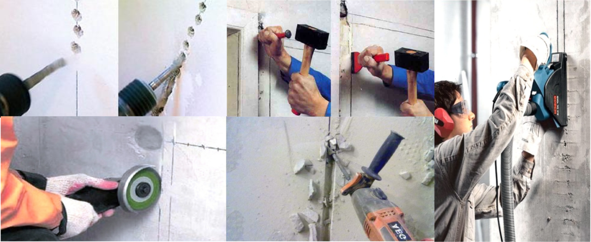 Как штробить стены под проводку - инструмент и правила