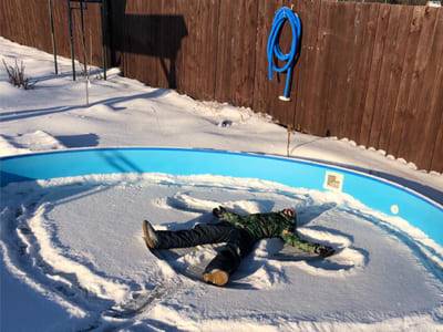 Как хранить надувной бассейн зимой, хранение надувного бассейна зимой