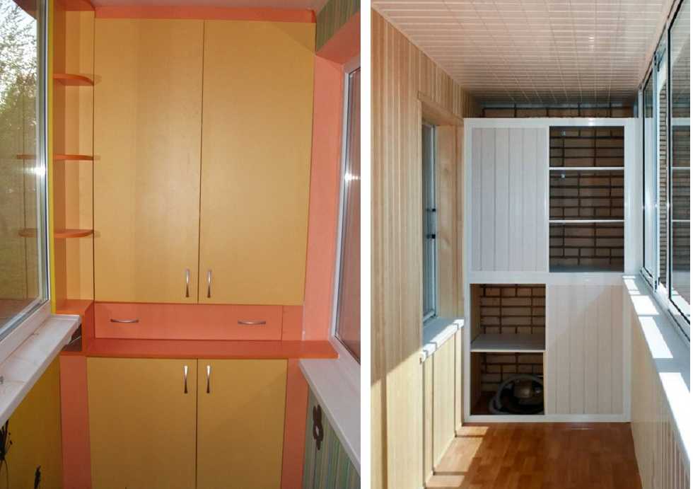 Шкаф на балкон или лоджию: интересные идеи, шкаф-купе, встроенный