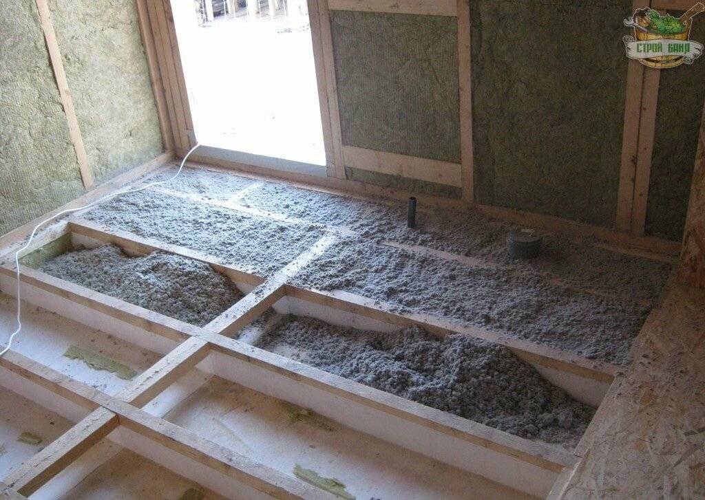 Утепление пола в частном доме своими руками – работы с бетонным и деревянным покрытием