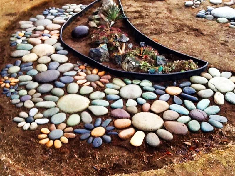 Композиция из камней: варианты создания красивого декора в саду