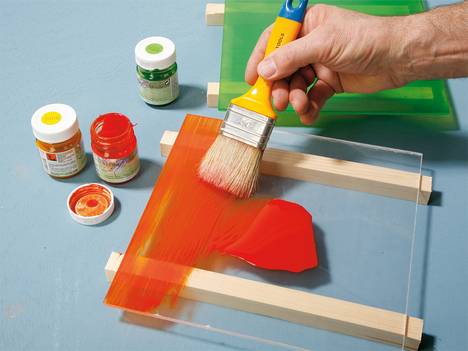 Изготовление витражных красок в домашних условиях