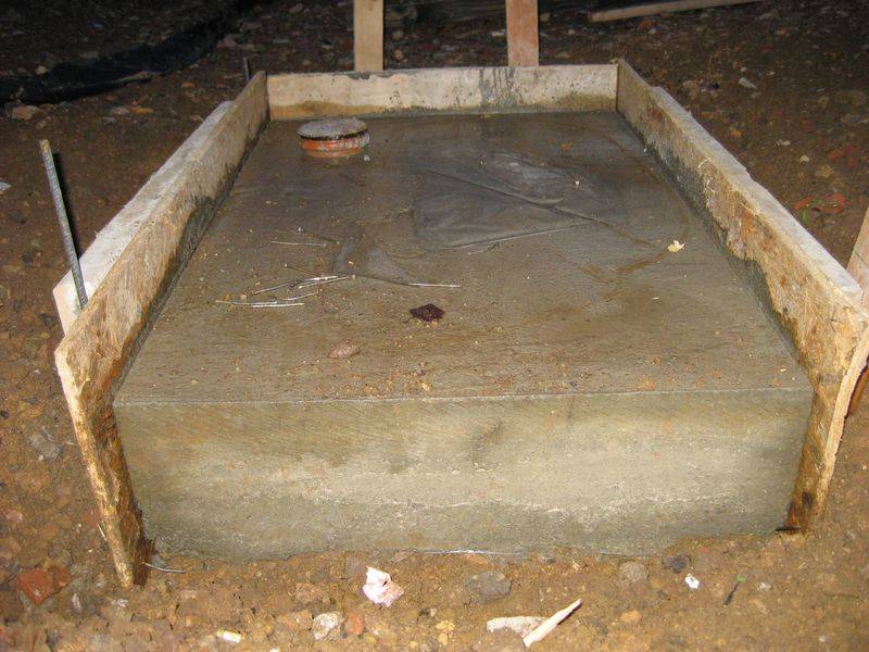Фундамент под банную печь – основа ее долгой службы
