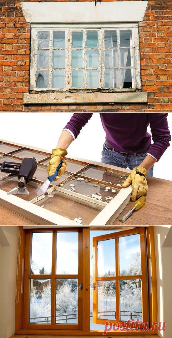 Реставрация старых деревянных окон своими руками