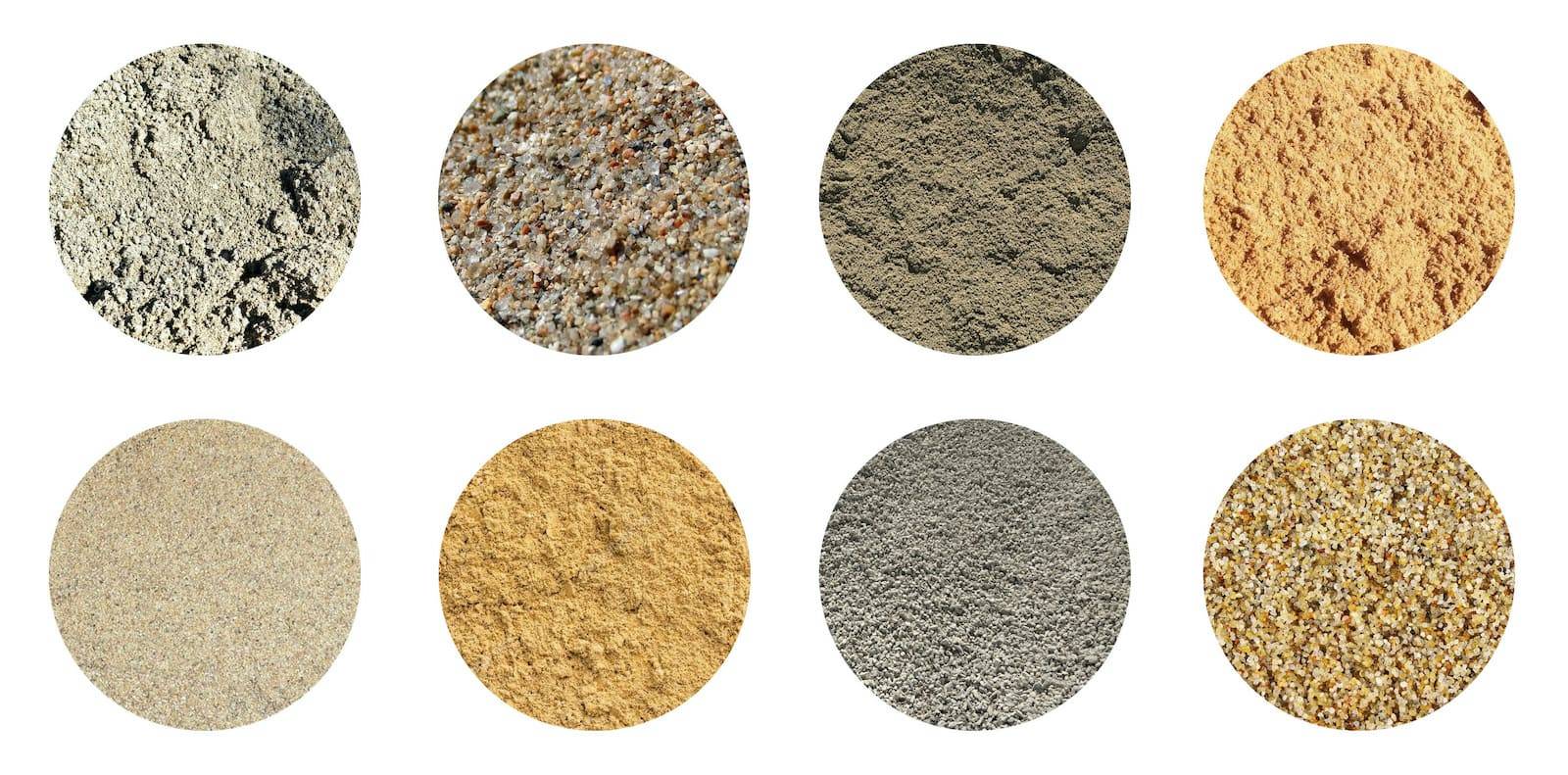 Песок для цемента: какой лучше?