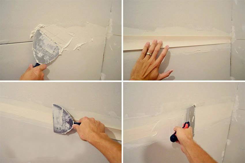 Как шпаклевать гипсокартон: как правильно выполнить ремонт своими руками, нюансы работы со стенами под обои, со швами, стыками, а также другие советы