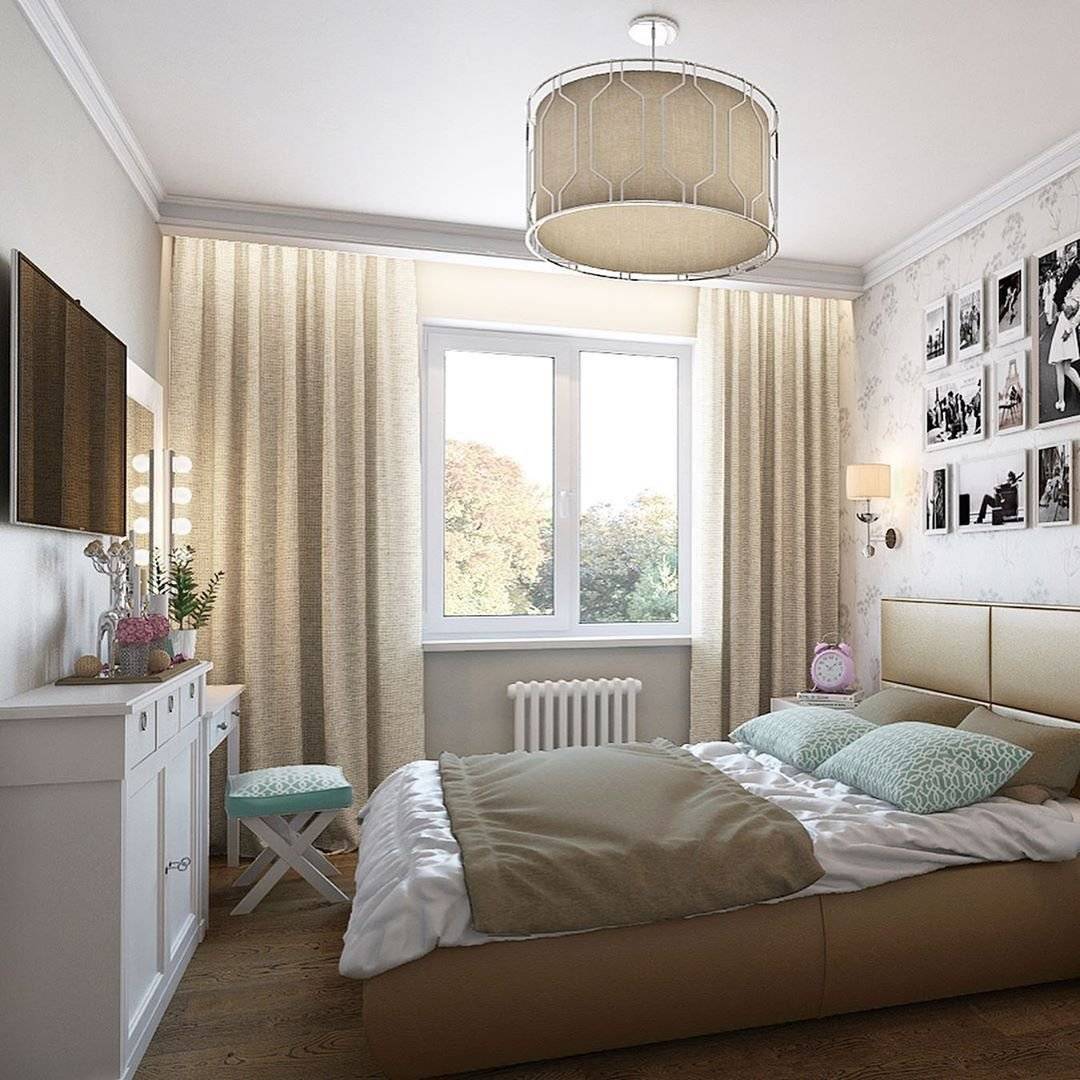 Дизайн интерьера спальни в хрущевке 20 реальных фото
