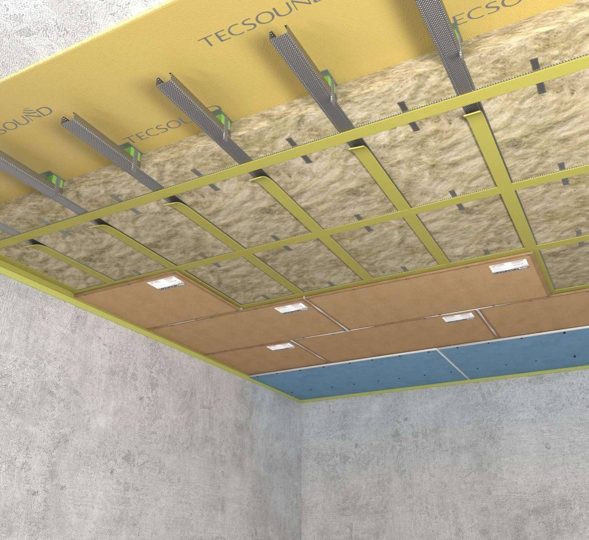 Тонкая шумоизоляция потолка в квартире: материалы