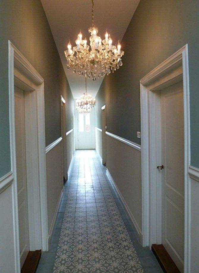 Выбор люстры и светильника для коридора или прихожей