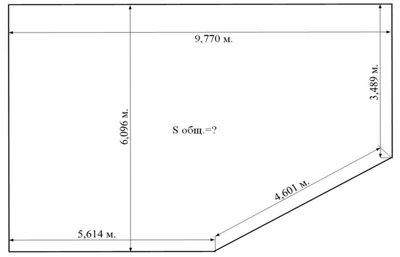 Рассчет площади потолка и его периметр – как рассчитать площадь