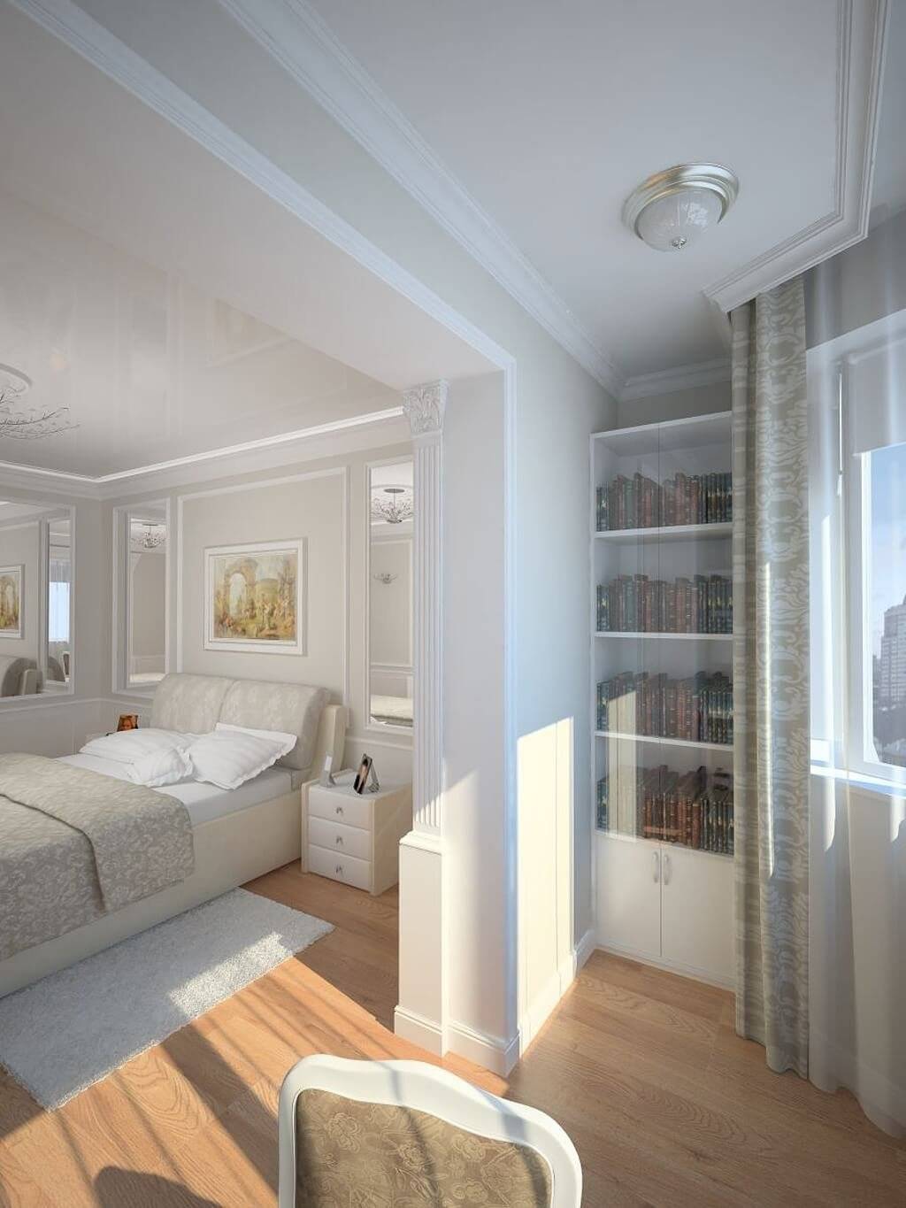Спальня на балконе – нестандартные варианты сочетания дизайна (77 фото)
