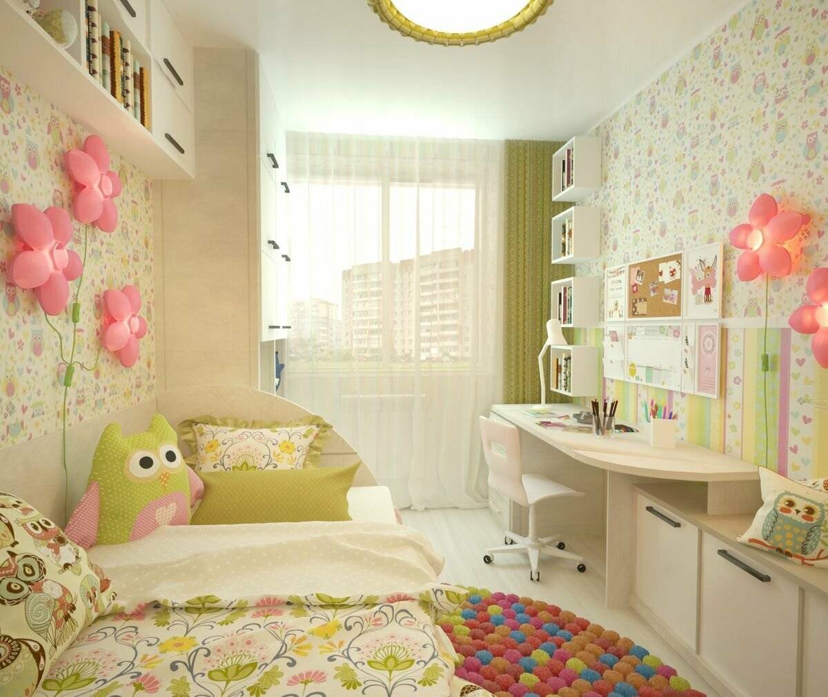 Обои в детскую комнату - 110 фото лучших идей дизайна. варианты поклейки и комбинирования.