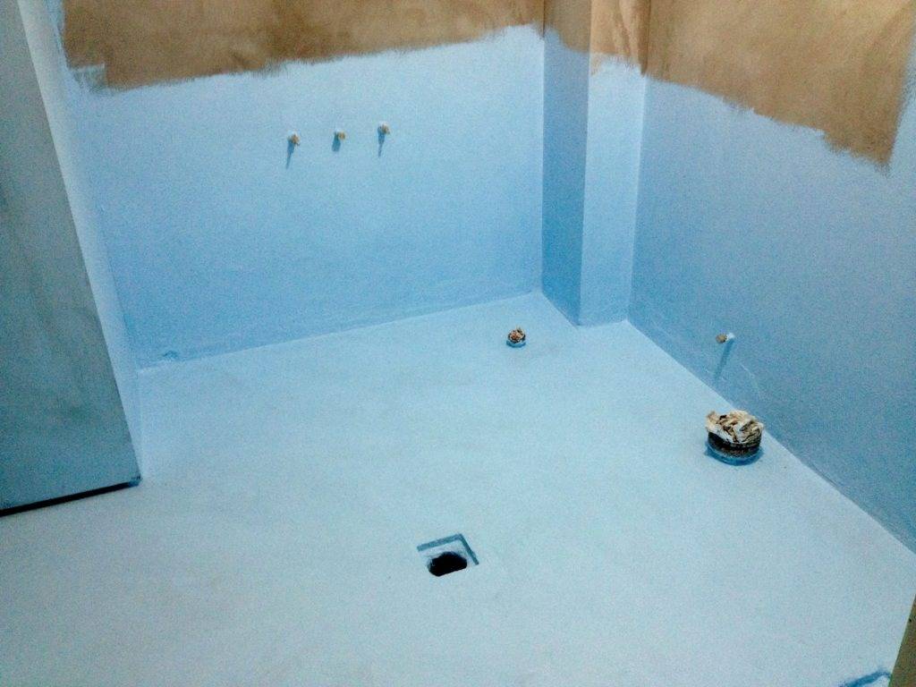 Гидроизоляция ванной комнаты под плитку: деревянного, до стяжки