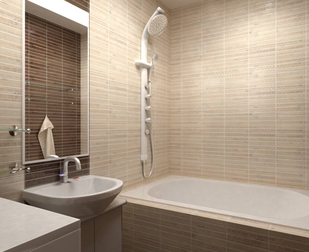 Дизайн ванной комнаты плитка фото готовых работ