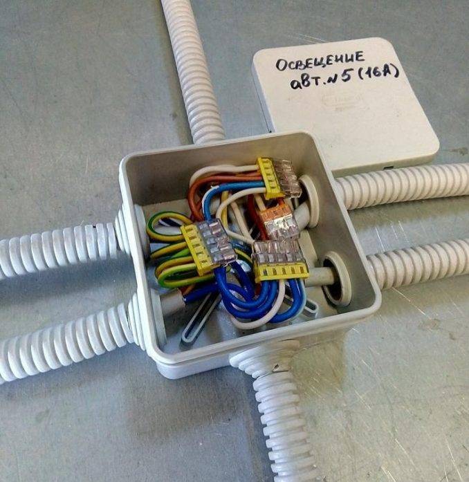 Соединение проводов в распределительной коробке для электропроводки – советы по ремонту