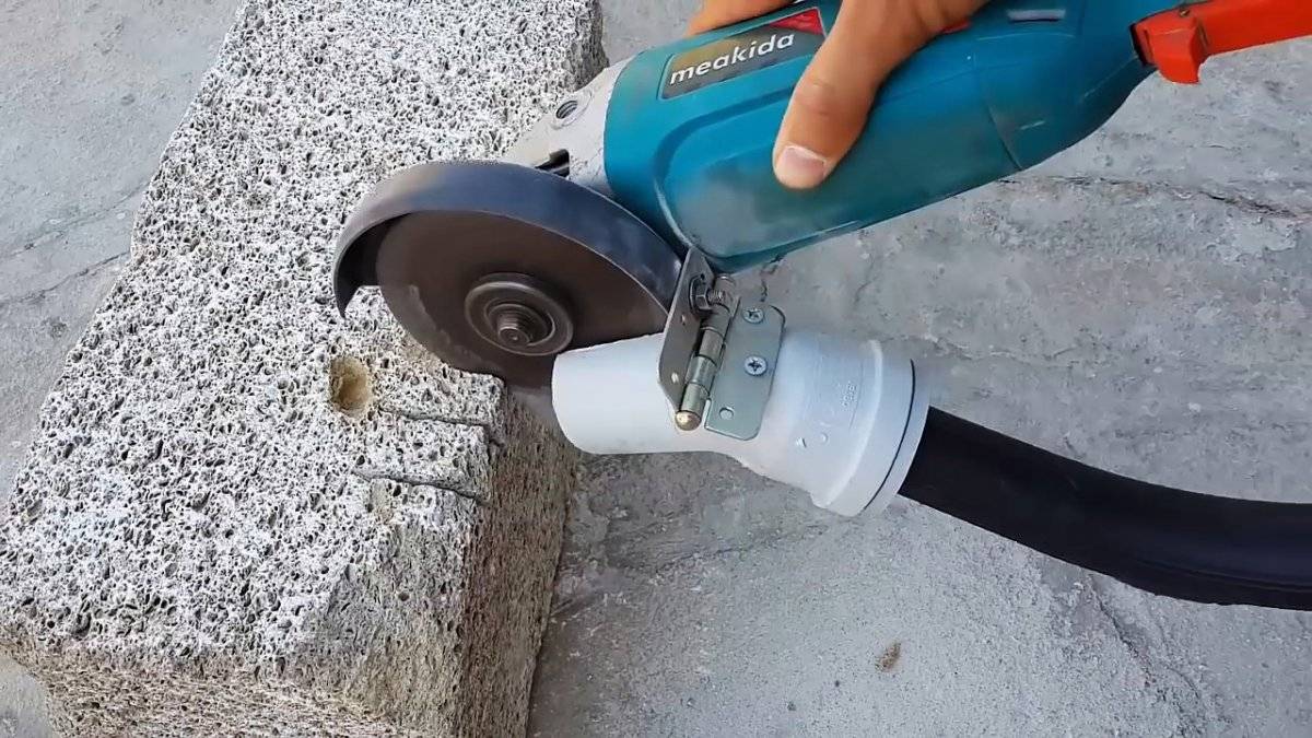 Как резать бетон болгаркой без пыли — советы мастеров