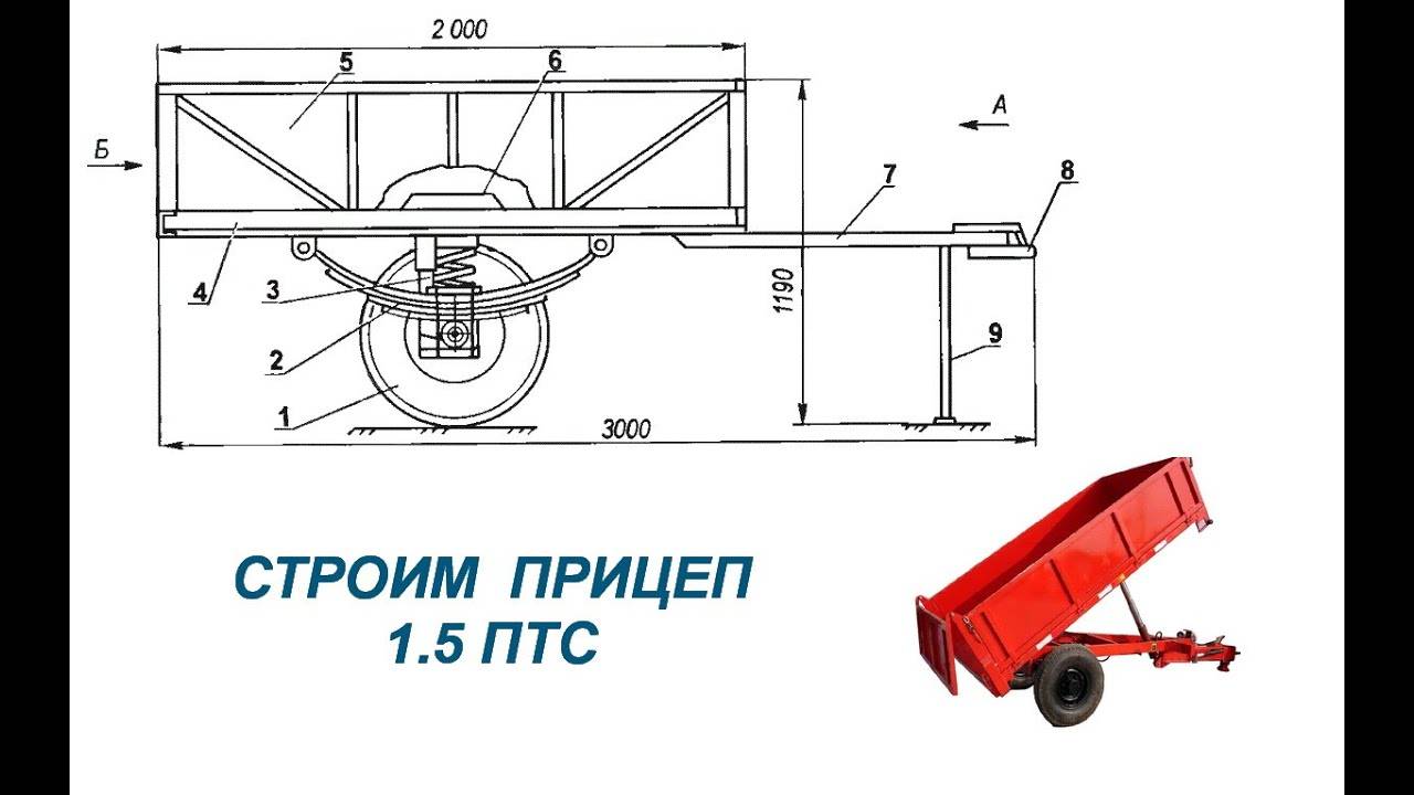 Размеры тележки для мотоблока своими руками чертежи