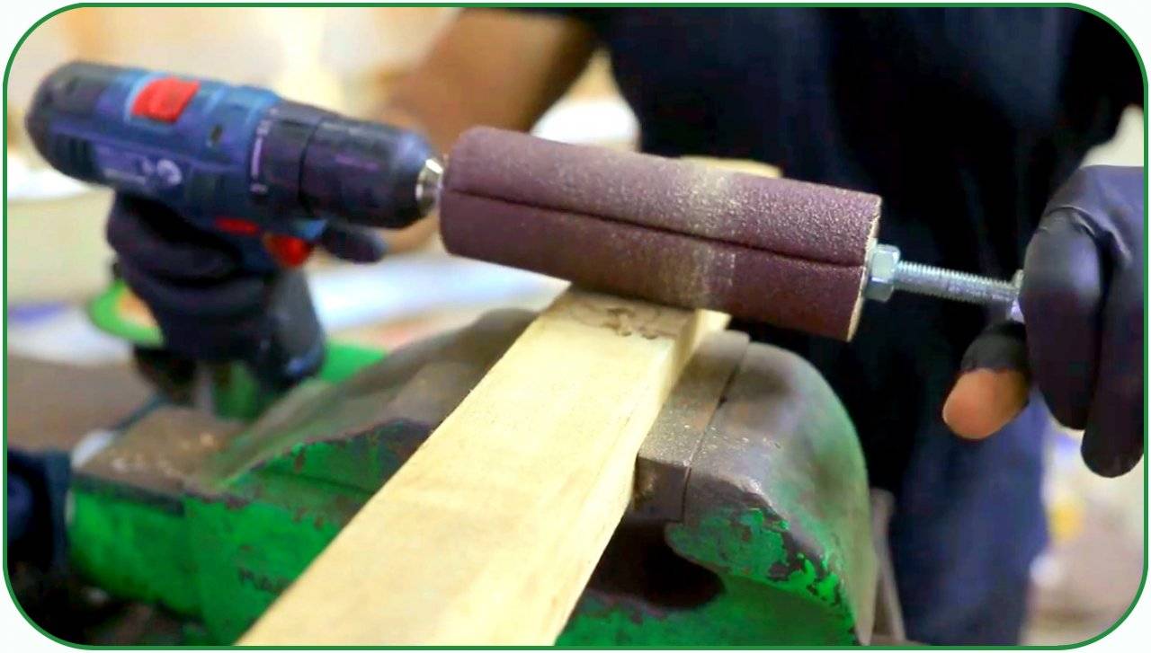 Насадки на дрель шлифовальные для обработки дерева и металлов