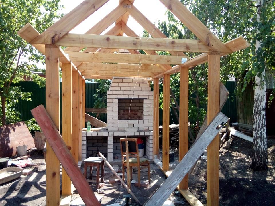 Как построить беседу на даче своими руками: инструкция и фото постройки | housedb.ru