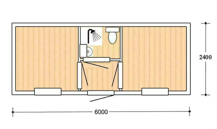 Бытовки дачные красивые в деревенском стиле, жилые двухэтажные бытовки для дачи с душем и туалетом