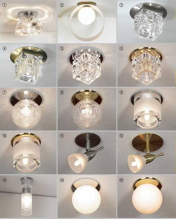 Освещение потолка: рекомендации по выбору светильников