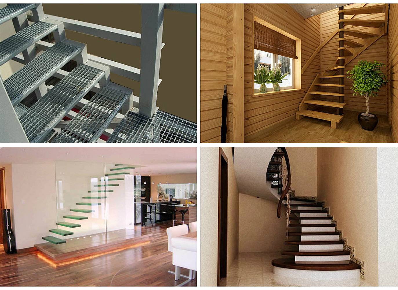 Выбор лестницы на второй этаж в частном доме (21 фото)