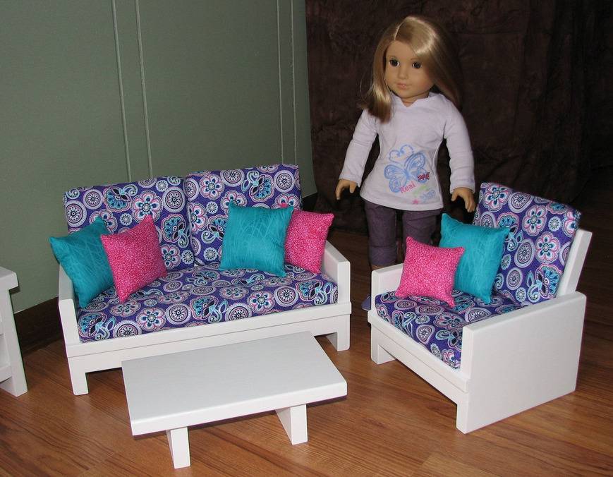 Как сделать великолепную мебель для кукол своими руками
