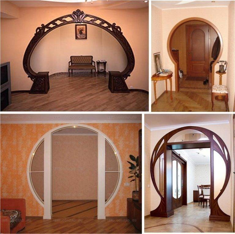Выбор арки в дверной проем: популярные варианты с фото