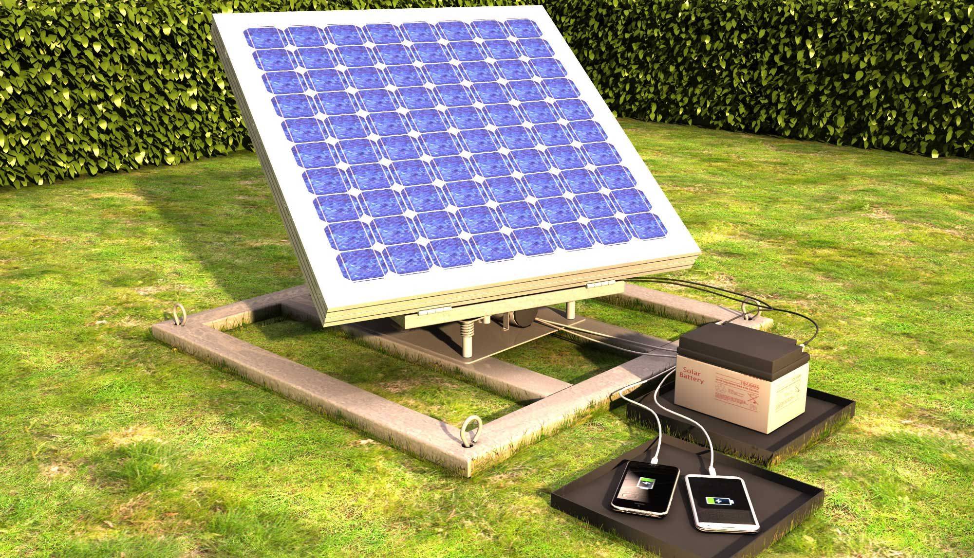 Солнечные батареи вода