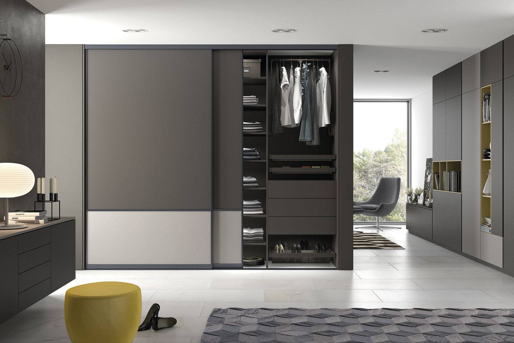 Стильные шкафы-купе: современный красивый дизайн для любого интерьера, разнообразие материалов